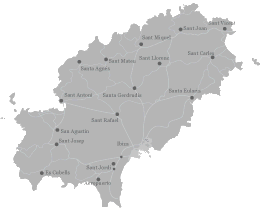 Ibiza map